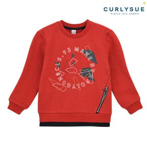 [컬리수] 컴퍼스 지퍼맨투맨 CNW0GQTS57OR [겨울]