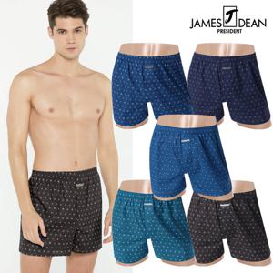 [제임스딘] T02 남성 트렁크 사각 팬티 남자팬티 5종세트