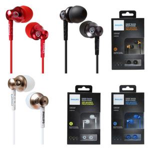 필립스 SHE8100 이어폰 블랙골드 유선이어폰 커널형 게이밍이어