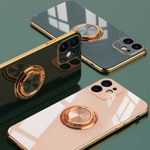 풀커버 핑거링 골드 메탈케이스 갤럭시S25 S24 S23 S22 S21 노트20 아이폰16 15 14 13 12 11