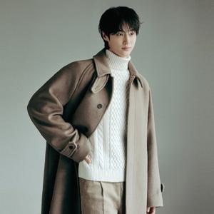 [백화점]남자 꽈배기 터틀넥 니트 스웨터 055926