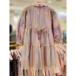 [백화점]프렌치캣8 연보라 별 샤 원피스 (Q55DCO120N6)