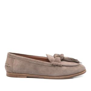 아쿠아주라 프레디 스웨이드 태슬 플랫 모카신 FDEFLAM0 SUE DO