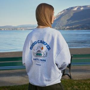 플루크 굿 캠퍼 슬로건 맨투맨티셔츠 FMT3050 / 5color W