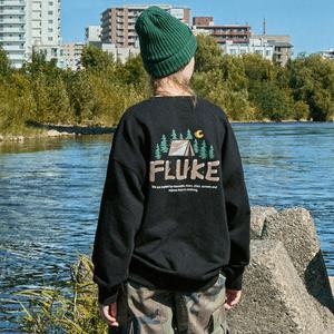 플루크 포레스트 우드 로고 맨투맨티셔츠 FMT3055 W