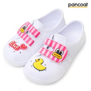팬콧 원벨크로 콜룸 실내화(핑크)/유치원 실내화 초등 학생 학교 유아 어린이 신학기 아기 아동 층간소음 키