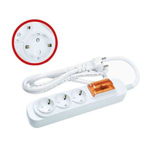 전기코드 국산 멀티탭 과부하 차단 전기 안전 콘센트 3구 3m