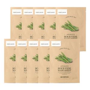 스킨푸드 아스파라거스 수비드 마스크 팩 시트 18g (10매)