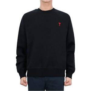 [아미] 하트로고 자수 코튼 맨투맨 (USW005 747 001)