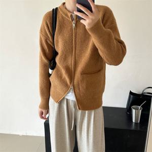 [웬디]포근 솔리드 지퍼 니트 NT12906