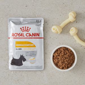로얄캐닌 독 미니 더마컴포트 파우치 85g 강아지 사료