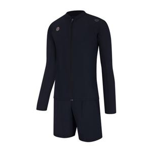 A4BM1PC72BLK플레인레저짚업래쉬가드세트