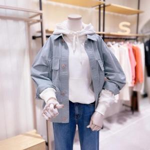 [시에로]  SH1JKF011_아웃포켓 슬랍 셔츠 자켓