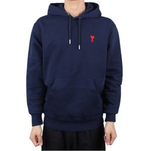 아미 남성 하트로고 후드티 네이비 USW200 730 491