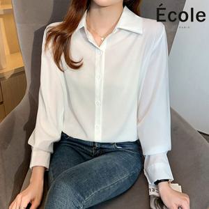 [에꼴드파리]메르 무지 긴팔셔츠_F48WBB008Z