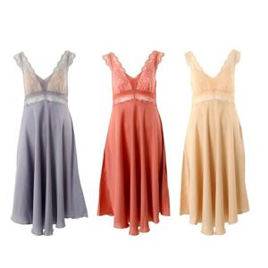 비너스 부드럽고 편안한 시스루 레이스 A라인 풀슬립VFS0990