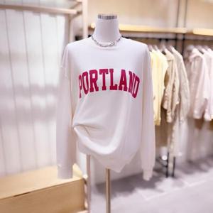 [시에로]SK8TSF423_PORTLAND 후로피 루즈핏 맨투맨