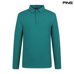 [핑골프]남성 베이직 카라 긴팔 티셔츠 (111D3TO002_GN)