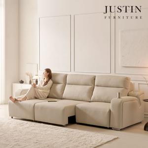 [저스틴퍼니처]아르고 가죽 모션 슬라이드 전동 리클라이너 4인