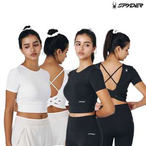 [스파이더] 여성 모자 내장 크랍탑 SPJFCNRS252W