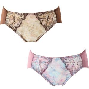 2종택1 90-105 살루트 플로럴 수채화 햄라인팬티DPT0454H