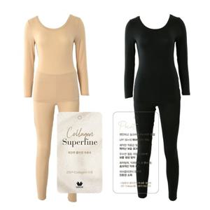 얇지만 따뜻하고 부드러운 콜라겐 극세사 내의 내복 세트 WLG2451C WLG2451L