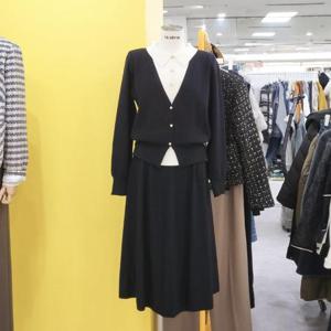 르피타 DP01 V카라 니트 투피스 상하세트 L244UOKB05