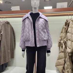 수스 HC04 니트카라 퀼팅   패딩점퍼 S244BJDA01