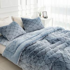 [샤이닝홈 서온]벨벳브리즈 극세사 차렵이불 풀세트 S