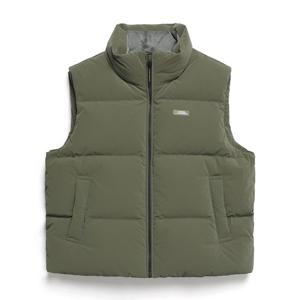 내셔널지오그래픽 N244WDV030 여성 글라리스 크롭 하이넥 다운 베스트 KHAKI