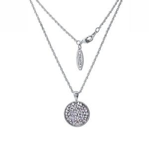 nsg4001 화이트 오스트리아 크리스탈 롱목걸이