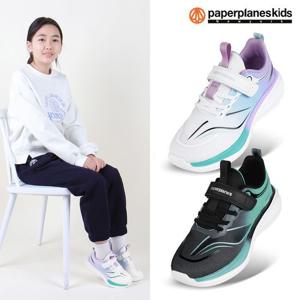 [페이퍼플레인키즈]아동 경량 운동화 키즈 런닝화 남아 여아 아동화 초등 학생 어린이 쿠션 벨크로 신발