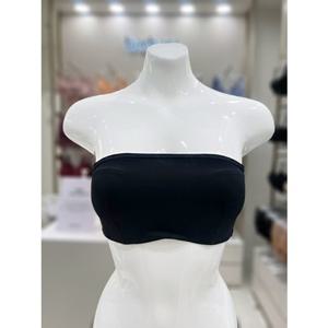 [바바라] ABR4399 블랙 베이직 오프숄더 웨딩 반컵 브라