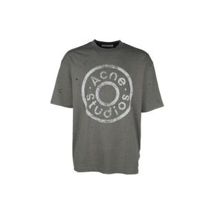 아크네 스튜디오 반팔 티셔츠 CL0294BCA MOSS GREEN DOM