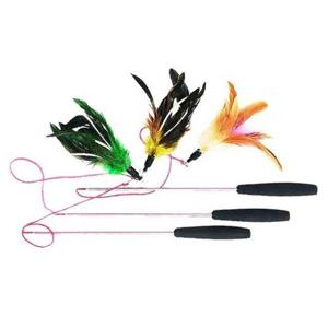 반려묘 깃털 낚시대 2단 1p 고양이 애묘 장난감 캣피싱 고양이낚시