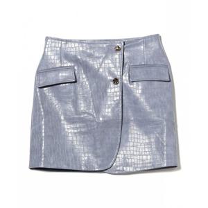 고스펠 닉스 Pu 미니 스커트 28GH01SKG110BLE