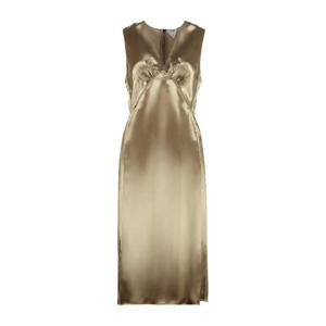 보테가베네타 슬리브리스 새틴 원피스 723022V2LC0 9640