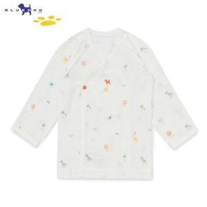 블루독베이비[hu] 25. SS WH)사파리뱀부배내저고리 45370-000-01 배내저고리 배내수트 신생아 출산선물