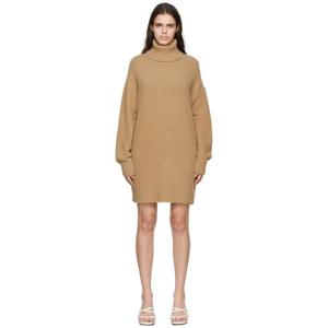 25 FW 티맥스 여성 탠 울 드레스 212301F052003