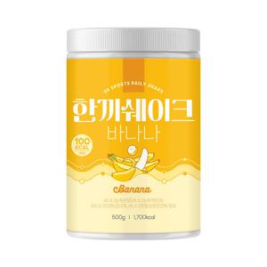 한끼쉐이크 바나나라떼맛 500g 단백질 다이어트 쉐이크
