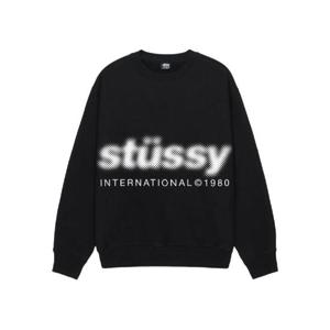 스투시 블러 크루넥 블랙 1914972