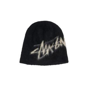 스투시 브러쉬드 아웃 스탁 스컬캡 비니 블랙 1321191