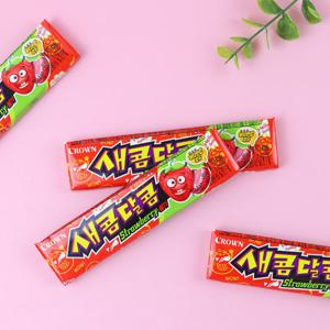 크라운 새콤달콤 딸기 29g / 츄잉캔디