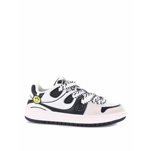 [BARROW] 라프리마 남성 트레이너 스니커즈 인 레더 앤 스웨이드 SN17200213 화이트 /8