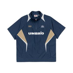 엄브로 HBL BLOKE 반팔 스탠넥 아노락 UQ223CWT52TNY