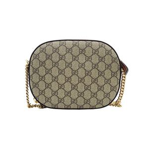 구찌 GG 모노그램 수프림 체인 크로스백 브라운 779784 KHNKG 8534