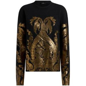 25 FW 에트로 메탈릭 프린트 스웨터 WRKE0136AV521 TP432284461