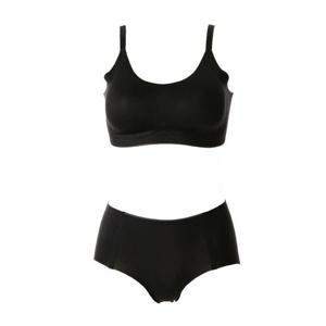 여성 오르화 노와이어 무봉제 심리스 브라팬티세트 OBR3703-BK/OPT3703-BK