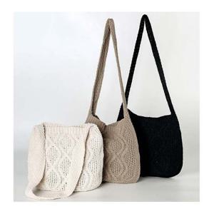 MT98 니트 예쁜 크로스백 캐주얼 여성 학생 보조가방