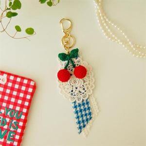 아트박스/올패턴 토이 키링-레이스 레드 체리